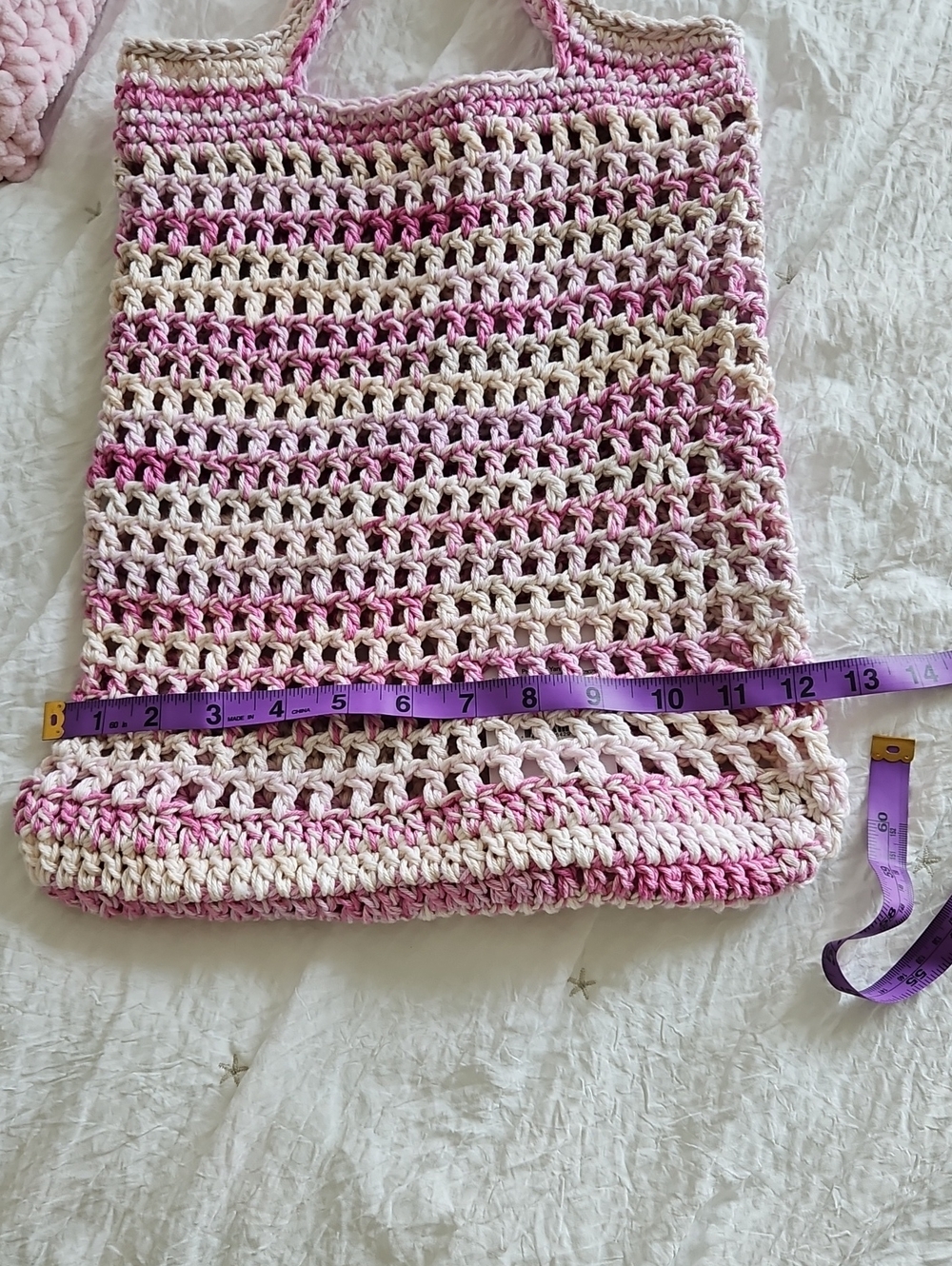 Hand Crocheted Market Bag - Picture 3 of 3